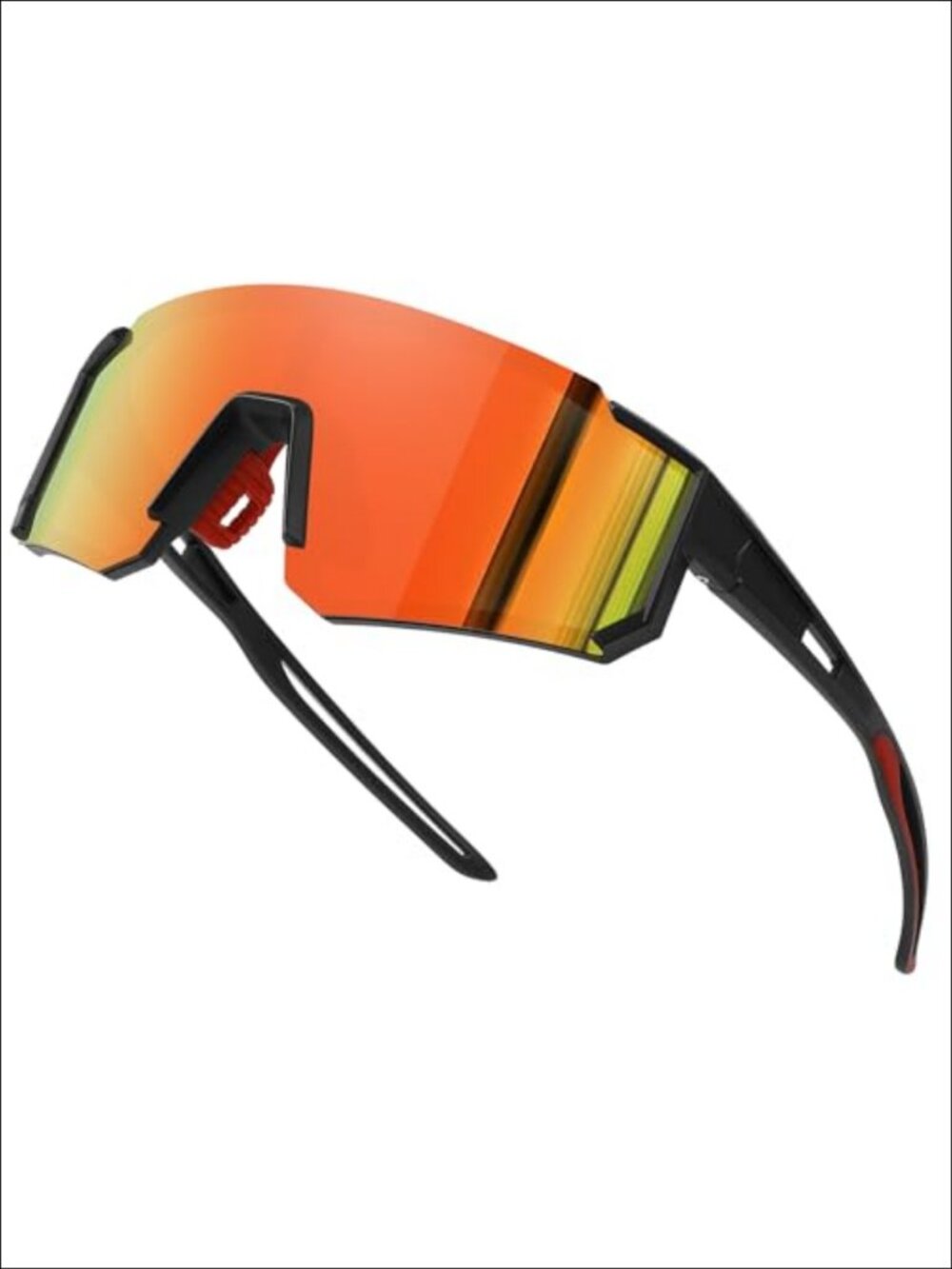 Youth Polarized Baseball Sunglasses Kids Age 6-12 Sports UV400 Wrap Around